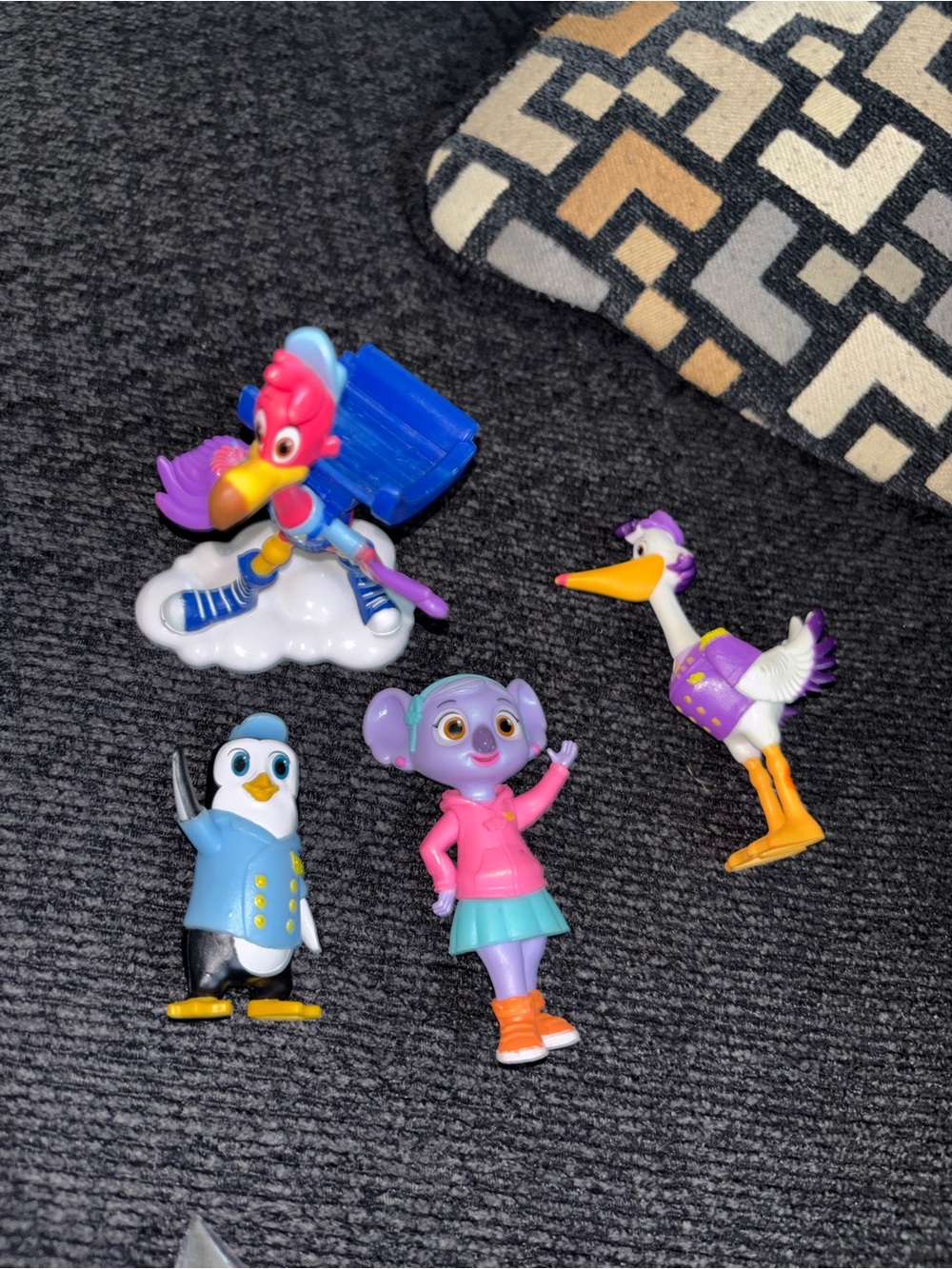 Just Play Disney T.O.T.S. Character Figure Set 2-3.5in Pip Freddy KC Captain